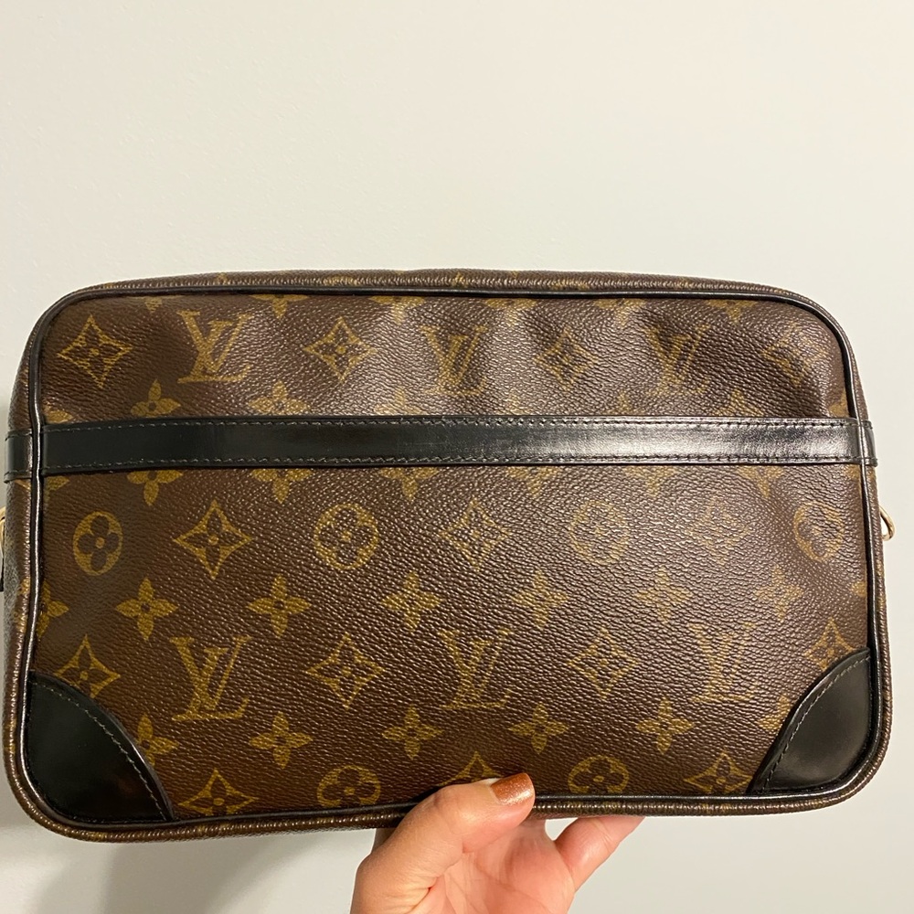 AUTHENTIC, VINTAGE Louis Vuitton Compiegne 28 Clutch / Pouch / Bag